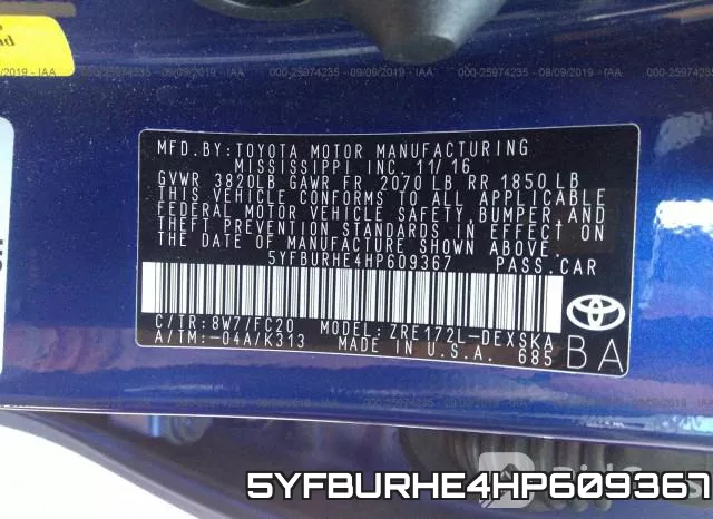 5YFBURHE4HP609367 фото 10