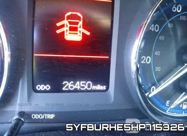 5YFBURHE5HP715326 фото 8