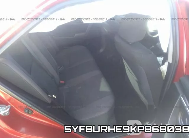 5YFBURHE9KP868038 фото 8