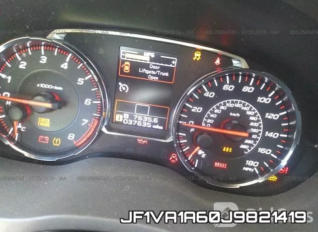 JF1VA1A60J9821419 фото 8