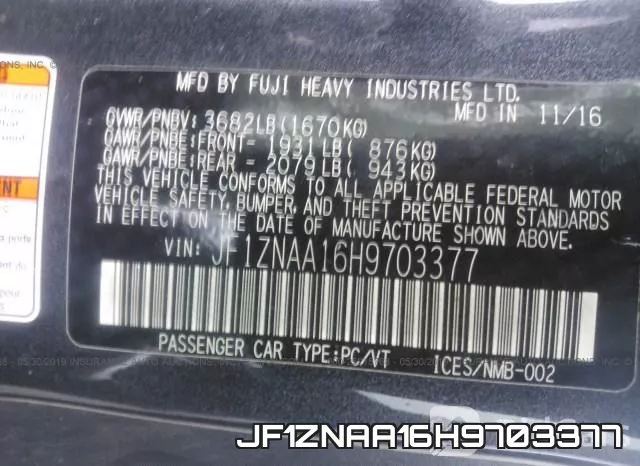 JF1ZNAA16H9703377 фото 10