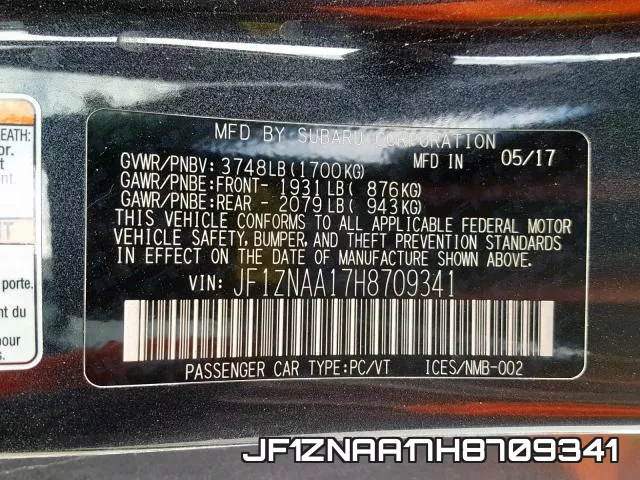 JF1ZNAA17H8709341 фото 2