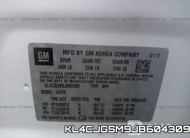 KL4CJGSM9JB604309 фото 10