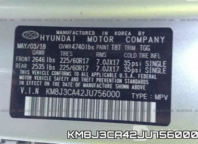 KM8J3CA42JU756000 фото 10
