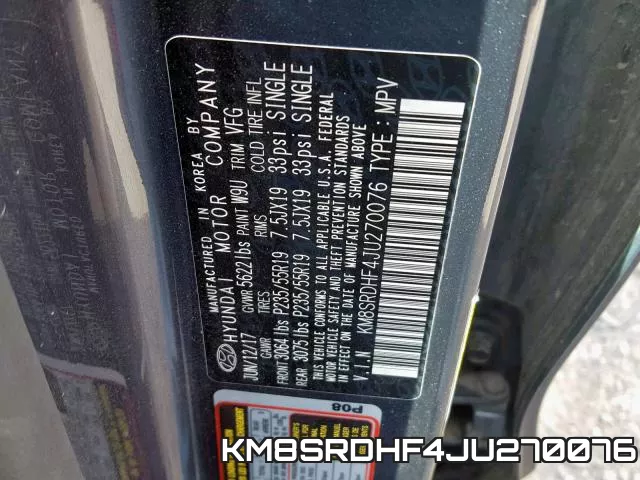 KM8SRDHF4JU270076 фото 2