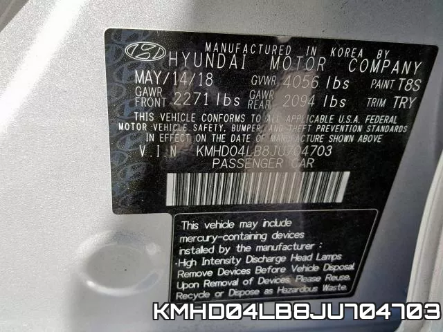 KMHD04LB8JU704703 фото 2