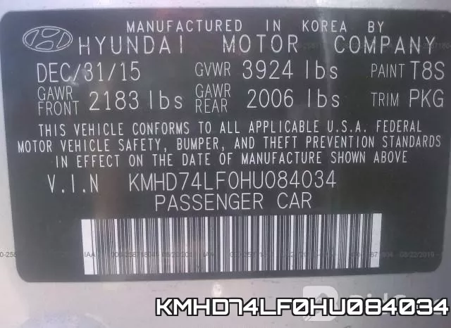 KMHD74LF0HU084034 фото 10