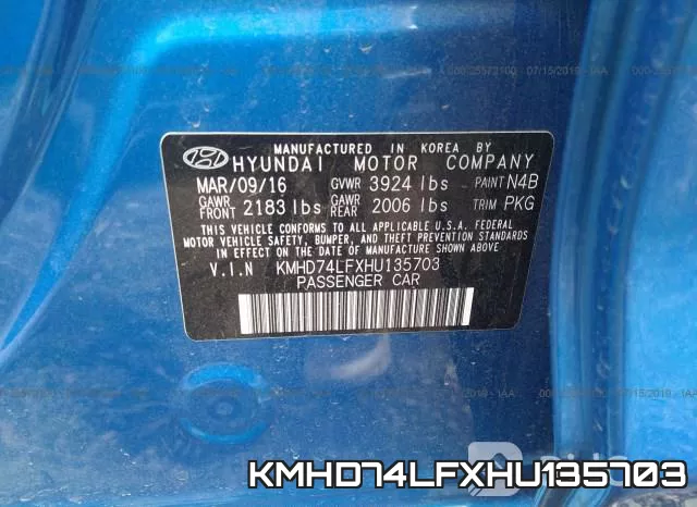 KMHD74LFXHU135703 фото 10