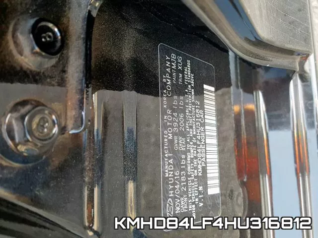 KMHD84LF4HU316812 фото 2