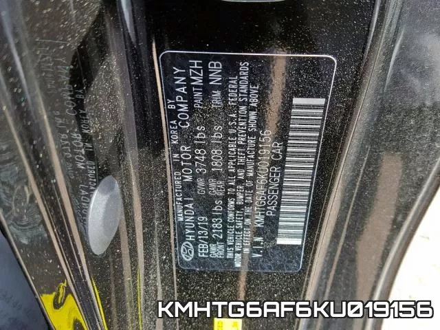 KMHTG6AF6KU019156 фото 2