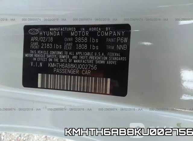 KMHTH6AB8KU002756 фото 10