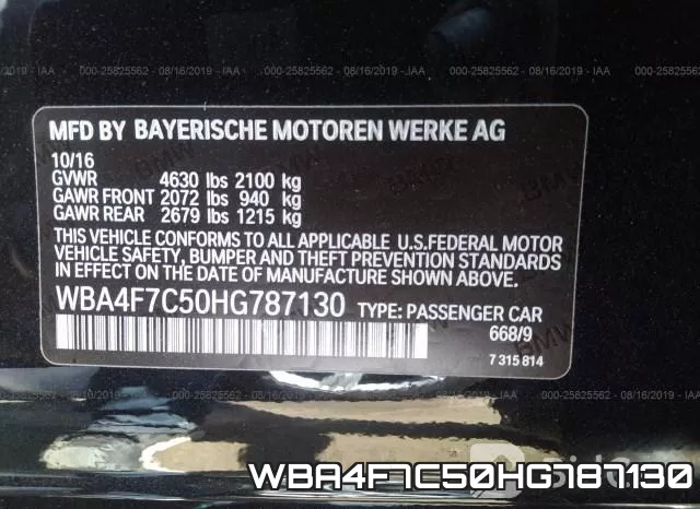 WBA4F7C50HG787130 фото 10