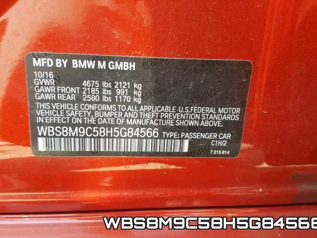 WBS8M9C58H5G84566 фото 2