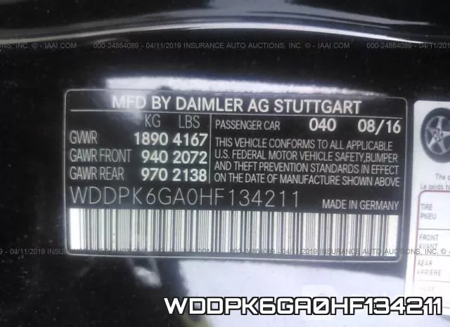 WDDPK6GA0HF134211 фото 10
