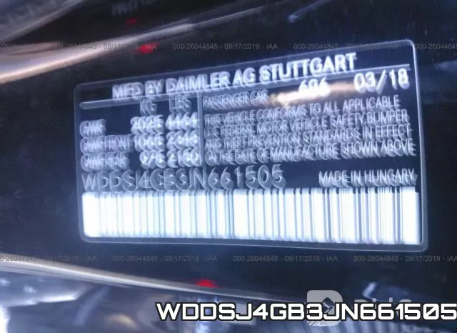 WDDSJ4GB3JN661505 фото 10