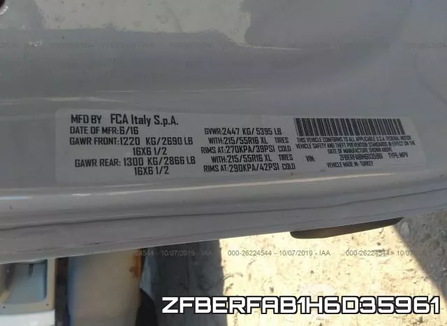 ZFBERFAB1H6D35961 фото 10