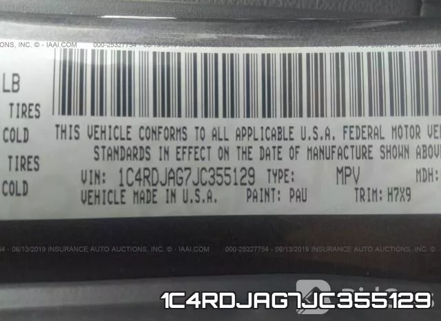 1C4RDJAG7JC355129 фото 10
