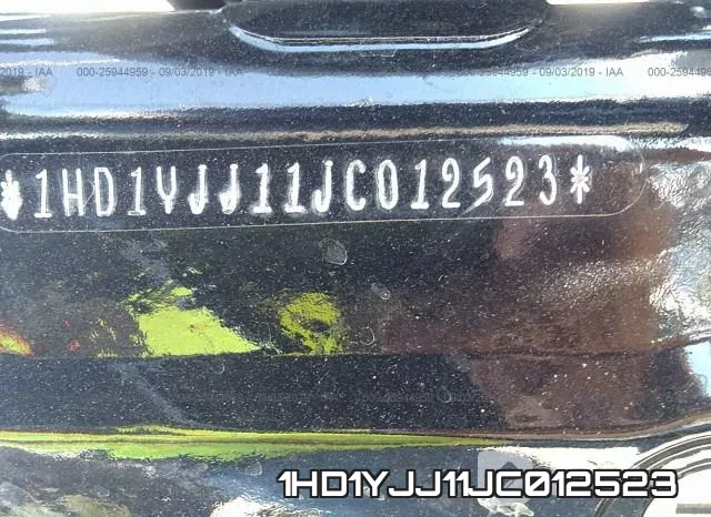 1HD1YJJ11JC012523 фото 2