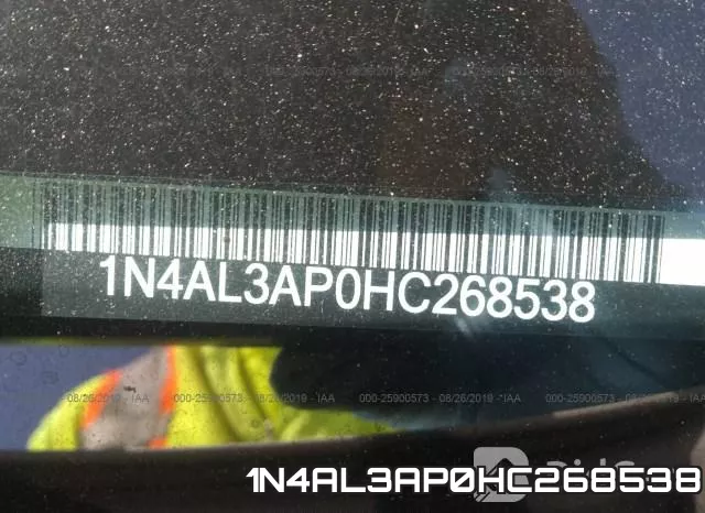 1N4AL3AP0HC268538 фото 10