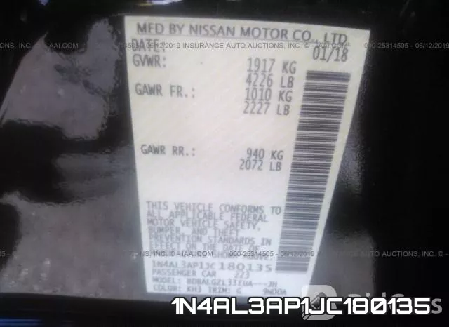 1N4AL3AP1JC180135 фото 10