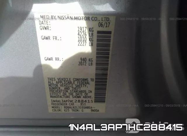 1N4AL3AP7HC288415 фото 10