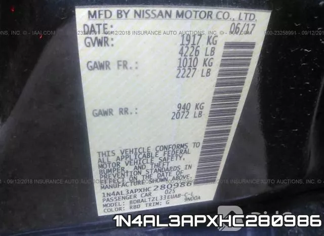 1N4AL3APXHC280986 фото 10