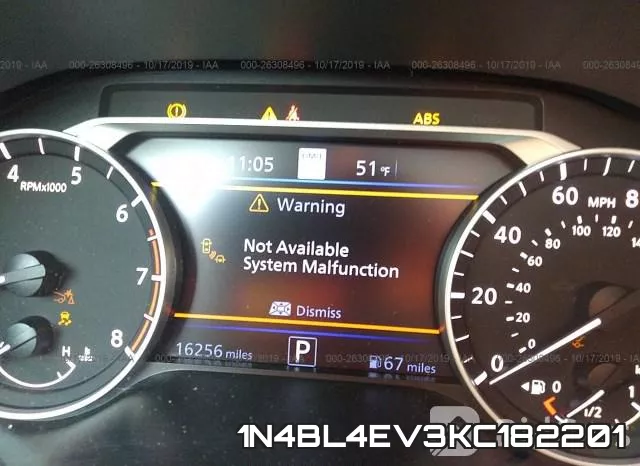 1N4BL4EV3KC182201 фото 8