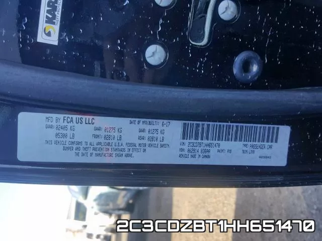 2C3CDZBT1HH651470 фото 2