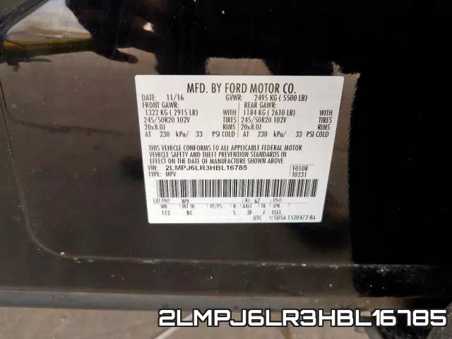 2LMPJ6LR3HBL16785 фото 2