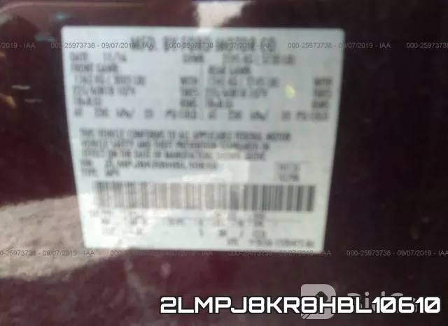 2LMPJ8KR8HBL10610 фото 10