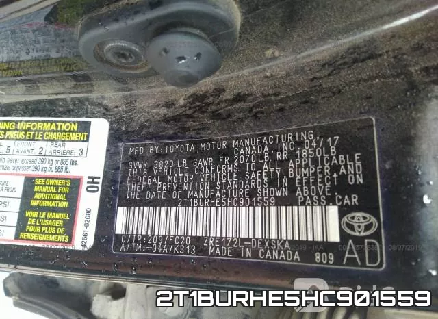 2T1BURHE5HC901559 фото 10