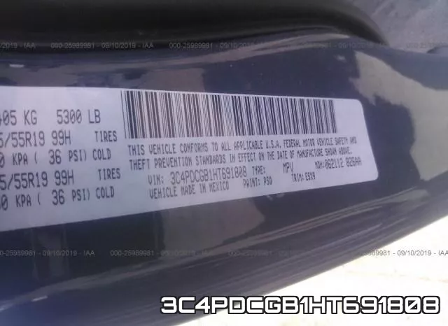 3C4PDCGB1HT691808 фото 10