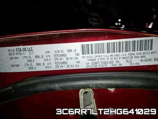 3C6RR7LT2HG641029 фото 2
