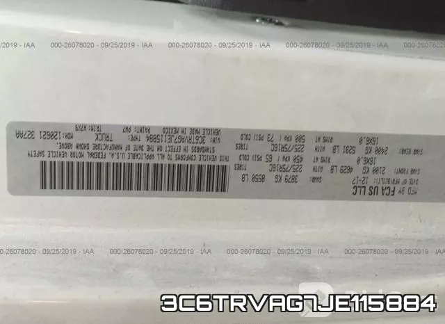 3C6TRVAG7JE115884 фото 10