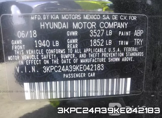 3KPC24A39KE042183 фото 10