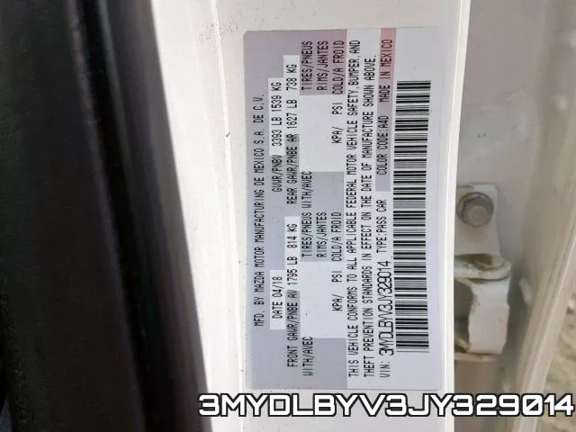 3MYDLBYV3JY329014 фото 2