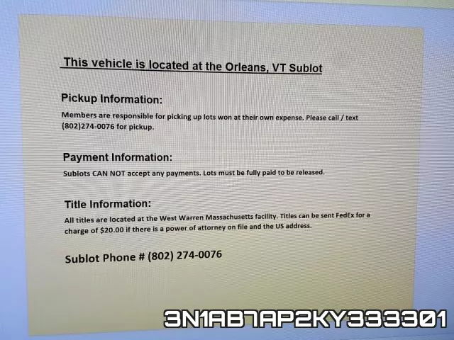 3N1AB7AP2KY333301 фото 10