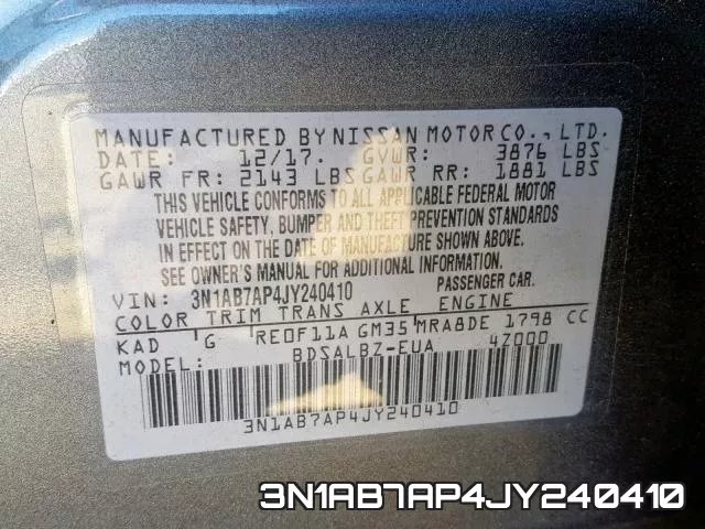 3N1AB7AP4JY240410 фото 2