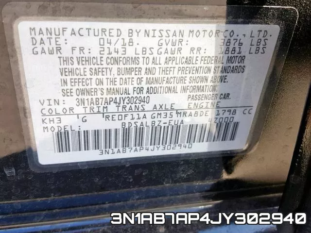 3N1AB7AP4JY302940 фото 2