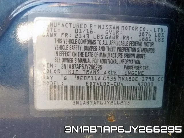 3N1AB7AP6JY266295 фото 2