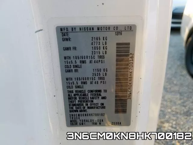 3N6CM0KN8HK700182 фото 2
