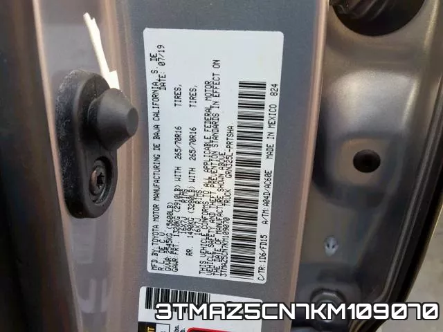3TMAZ5CN7KM109070 фото 2