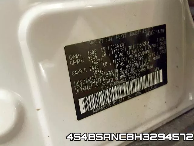 4S4BSANC8H3294572 фото 2