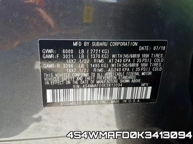 4S4WMAFD0K3413094 фото 2