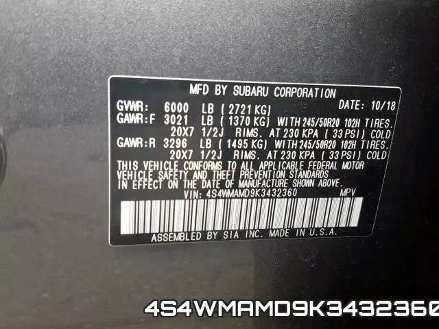 4S4WMAMD9K3432360 фото 2