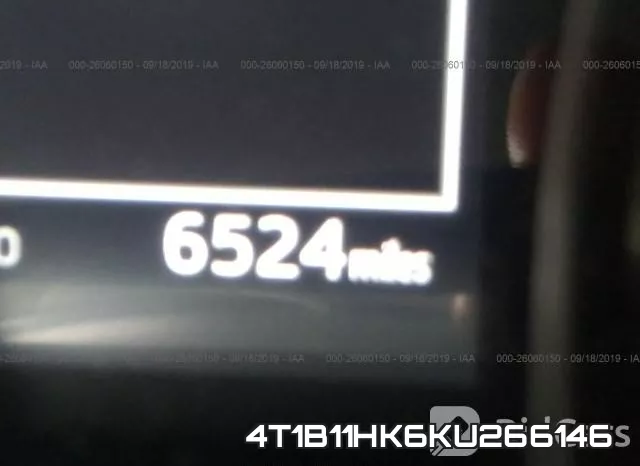 4T1B11HK6KU266146 фото 8
