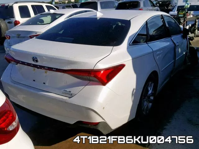 4T1B21FB6KU004756 фото 5