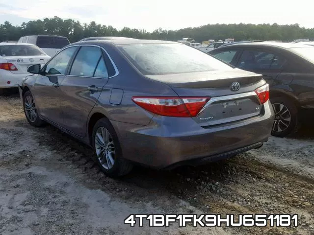 4T1BF1FK9HU651181 фото 4