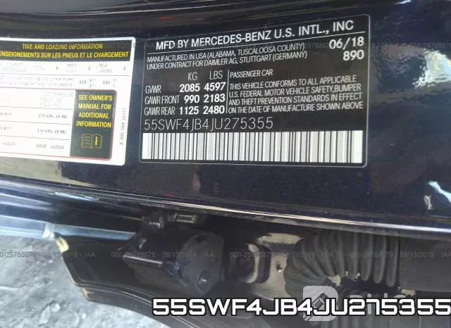55SWF4JB4JU275355 фото 10