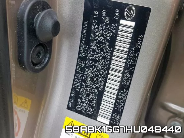 58ABK1GG7HU048440 фото 2